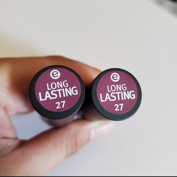 Lot of 2 Essence Cosmetics Long Lasting Lipstick Color 27 Mystic Violet 0.13oz - Picture 2 of 3